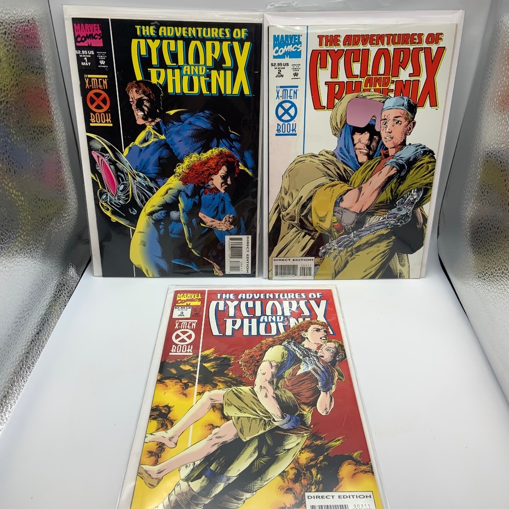 Marvel Comics The Adventures of Cyclops and Phoenix 1-3 Comic Books - Set of 3!
